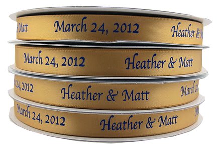 Personalized Satin Ribbon