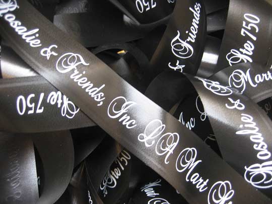 Personalized Satin Ribbon