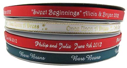 Personalized Satin Ribbon