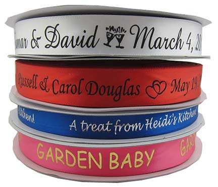 Personalized Satin Ribbon